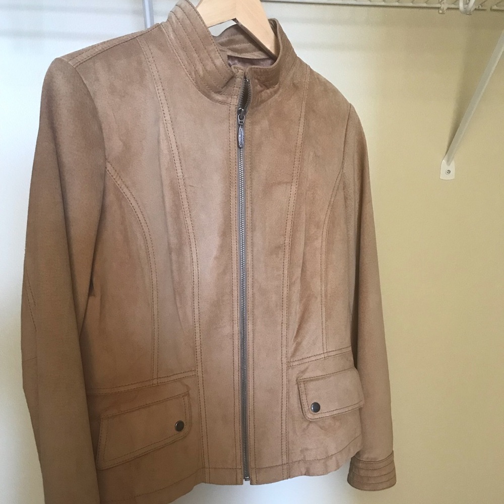 Tan suede jacket
